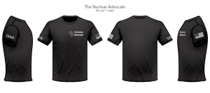 Nuclear Advocate PR-1ST T-Shirt Layout - Plain