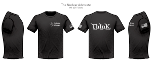 Nuclear Advocate PR-2ST T-Shirt Layout - Think Back
